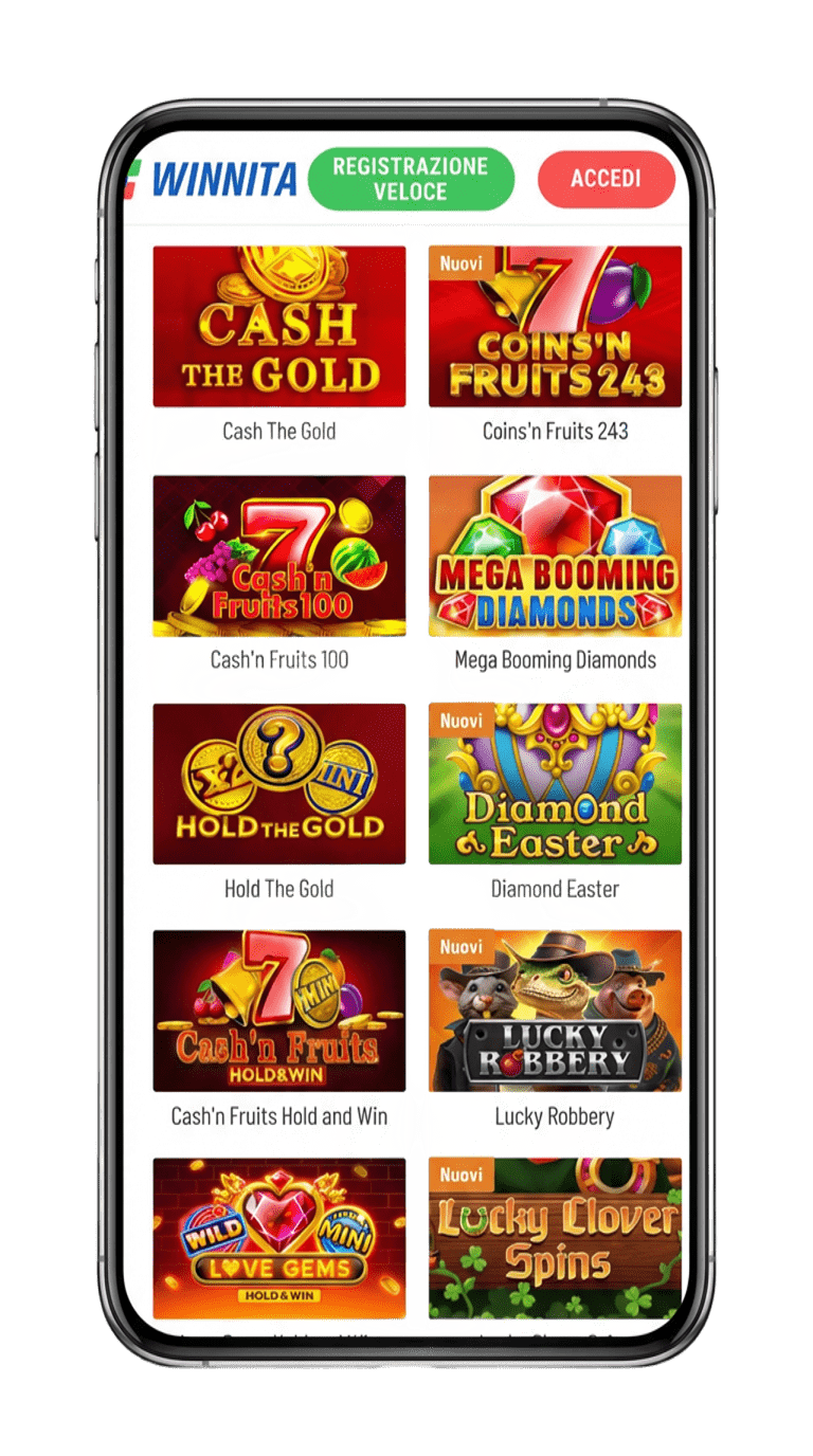 Schermata sicurezza account Winnita